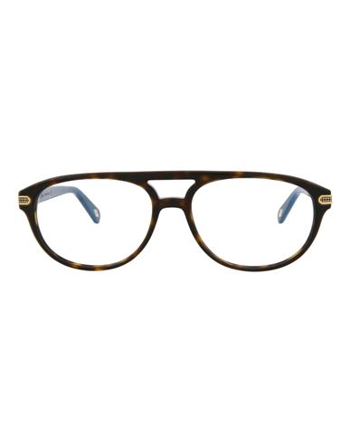 Brioni Aviator-style Acetate Optical Frames Man Eyeglass Frame Brown Size 56 Acetate