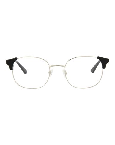 Mcq By Alexander Mcqueen Mcq Alexander Mcqueen Square-frame Metal Optical Frames Eyeglass Frame Silver Size 51 Metal
