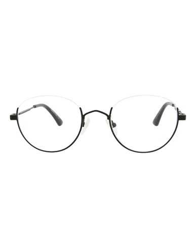 Mcq By Alexander Mcqueen Mcq Alexander Mcqueen Round-frame Metal Optical Frames Eyeglass Frame Black Size 50 Metal