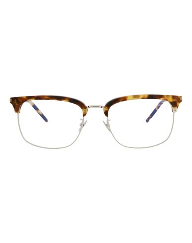 Saint Laurent Square-frame Acetate Optical Frames Man Eyeglass Frame Brown Size 55 Acetate