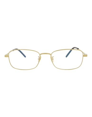 Saint Laurent Square-frame Titanium Optical Frames Eyeglass Frame Gold Size 53 Titanium, Acetate