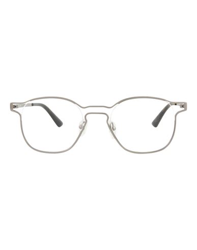 Mcq By Alexander Mcqueen Mcq Alexander Mcqueen Square-frame Metal Optical Frames Eyeglass Frame Grey Size 49 Metal