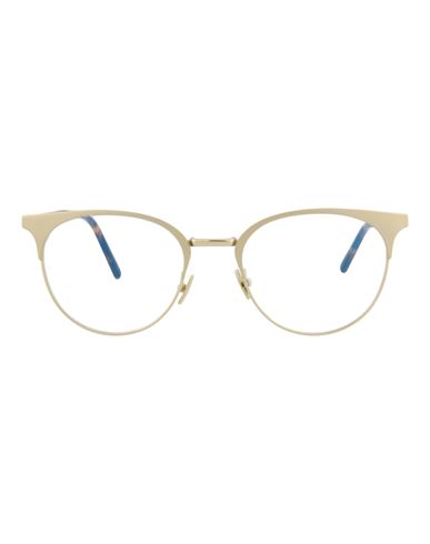 Saint Laurent Round-frame Metal Optical Frames Man Eyeglass Frame Multicolored Size 52 Metal In Fantasy