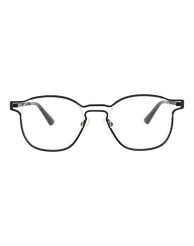 Mcq By Alexander Mcqueen Mcq Alexander Mcqueen Square-frame Metal Optical Frames Eyeglass Frame Black Size 49 Metal