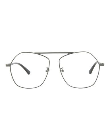 Mcq By Alexander Mcqueen Mcq Alexander Mcqueen Aviator-style Metal Optical Frames Eyeglass Frame Grey Size 59 Metal