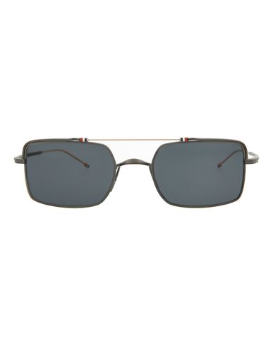Thom Browne Square-frame Metal Sunglasses Sunglasses Black Size 49 Metal In Multi