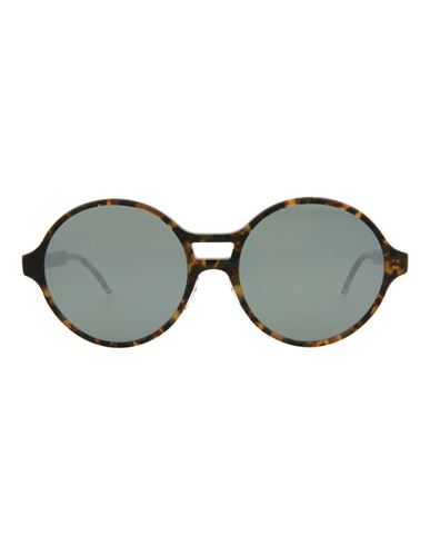 Thom Browne Oval-frame Acetate Sunglasses Sunglasses Brown Size 58 Acetate