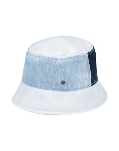 Maison Michel Woman Hat Blue Size L Cotton