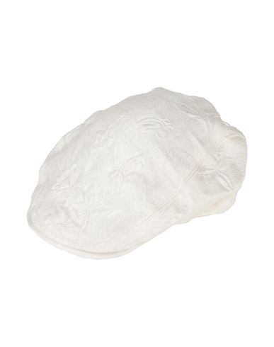 Shop Dolce & Gabbana Man Hat Cream Size 7 ¼ Cotton, Silk, Polyamide In White