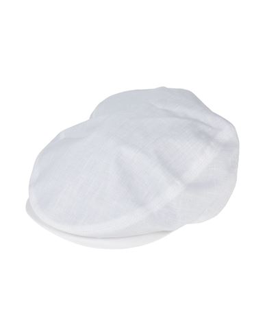 Shop Dolce & Gabbana Man Hat White Size 7 ¼ Linen, Polyester, Viscose