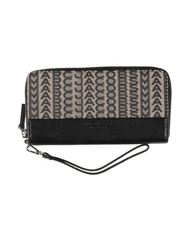 Marc Jacobs Woman Wallet Black Size - Textile Fibers, Leather