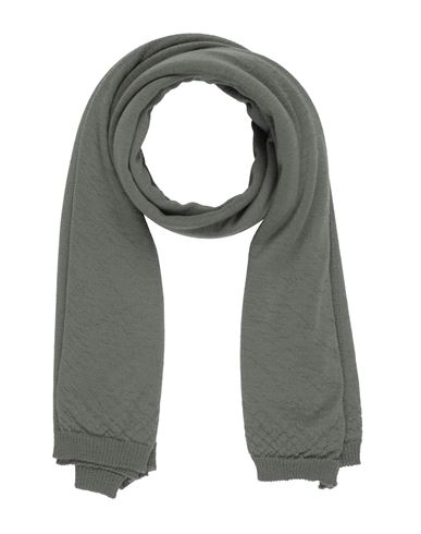 Shop Rick Owens Man Scarf Military Green Size - Cashmere