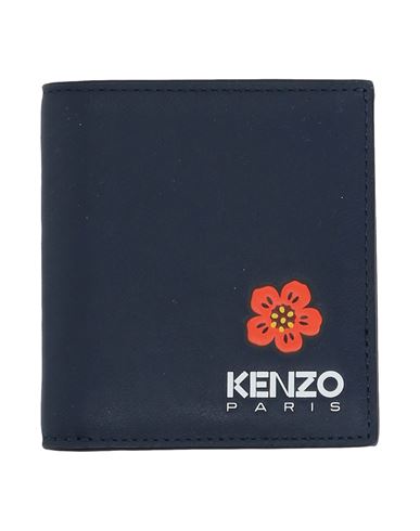 Kenzo Man Wallet Midnight Blue Size - Leather