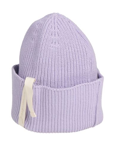 Shop Jacquemus Woman Hat Lilac Size Onesize Cotton In Purple