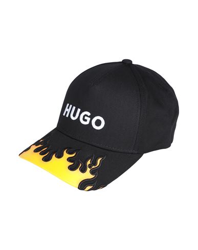 Hugo Man Hat Black Size Onesize Cotton