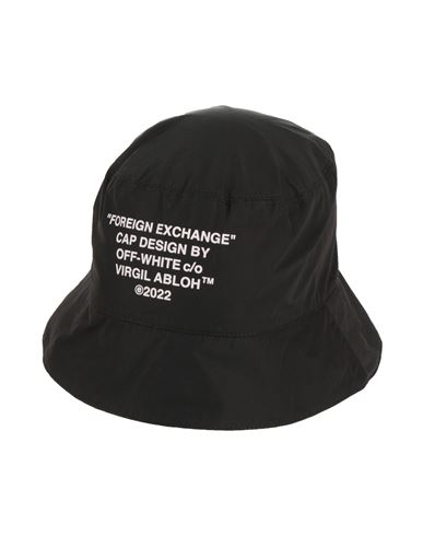 Off-white Man Hat Black Size Onesize Polyester