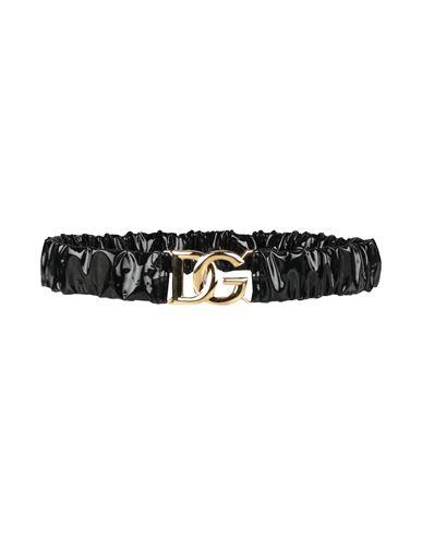 Shop Dolce & Gabbana Woman Belt Black Size 36 Calfskin