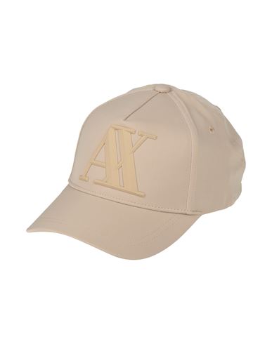 Armani Exchange Man Hat Beige Size Onesize Elastomultiester In Beige