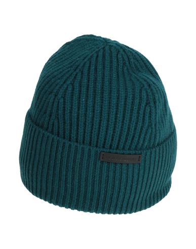 Shop Dolce & Gabbana Man Hat Deep Jade Size Onesize Cashmere, Cow Leather In Green