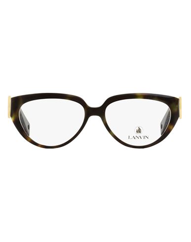 Lanvin Cat Eye Lnv2600 Eyeglasses Woman Eyeglass Frame Green Size 55 Acetate In Black