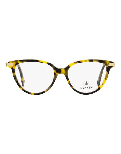 Lanvin Tea Cup Lnv2614 Eyeglasses Woman Eyeglass Frame Brown Size 53 Acetate, Metal In Multi