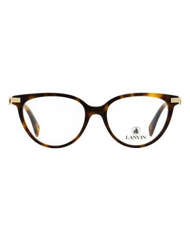 Lanvin Tea Cup Lnv2614 Eyeglasses Woman Eyeglass Frame Gold Size 53 Acetate, Metal In Multi