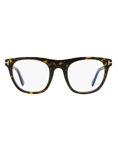 Tom Ford Magnetic Clip-on Tf5895b Eyeglasses Man Eyeglass Frame Brown Size 51 Acetate In Black