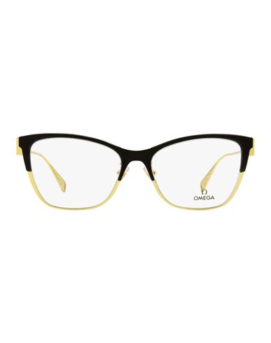 Omega Butterfly Om5001h Eyeglasses Woman Eyeglass Frame Gold Size 54 Metal, Acetate