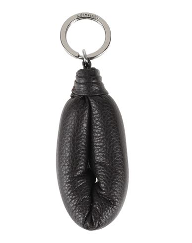 LEMAIRE LEMAIRE MAN KEY RING DARK BROWN SIZE - LEATHER