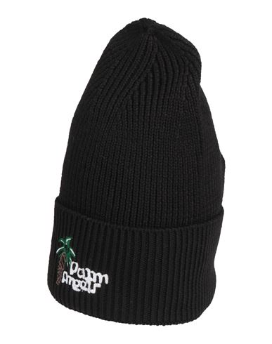 Shop Palm Angels Man Hat Black Size Onesize Wool, Acrylic, Polyester