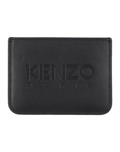 Kenzo Man Document Holder Black Size - Cow Leather