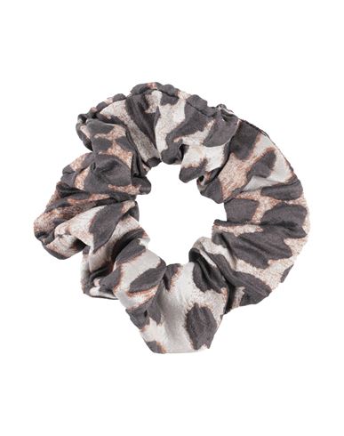 Shop Ganni Woman Hair Accessory Light Grey Size - Polyester, Recycled Polyester