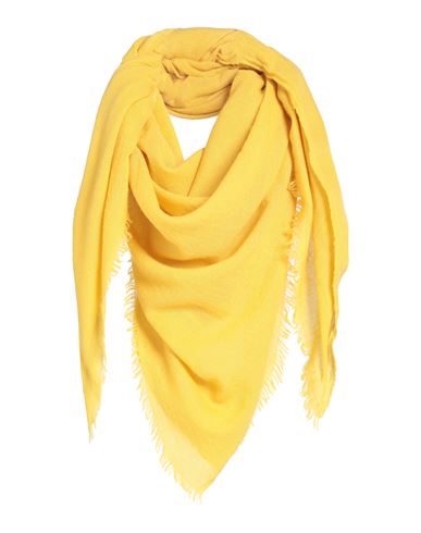 Rick Owens Woman Scarf Ocher Size - Cashmere In Yellow