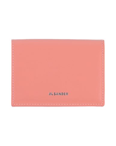 Shop Jil Sander Woman Wallet Pastel Pink Size - Leather