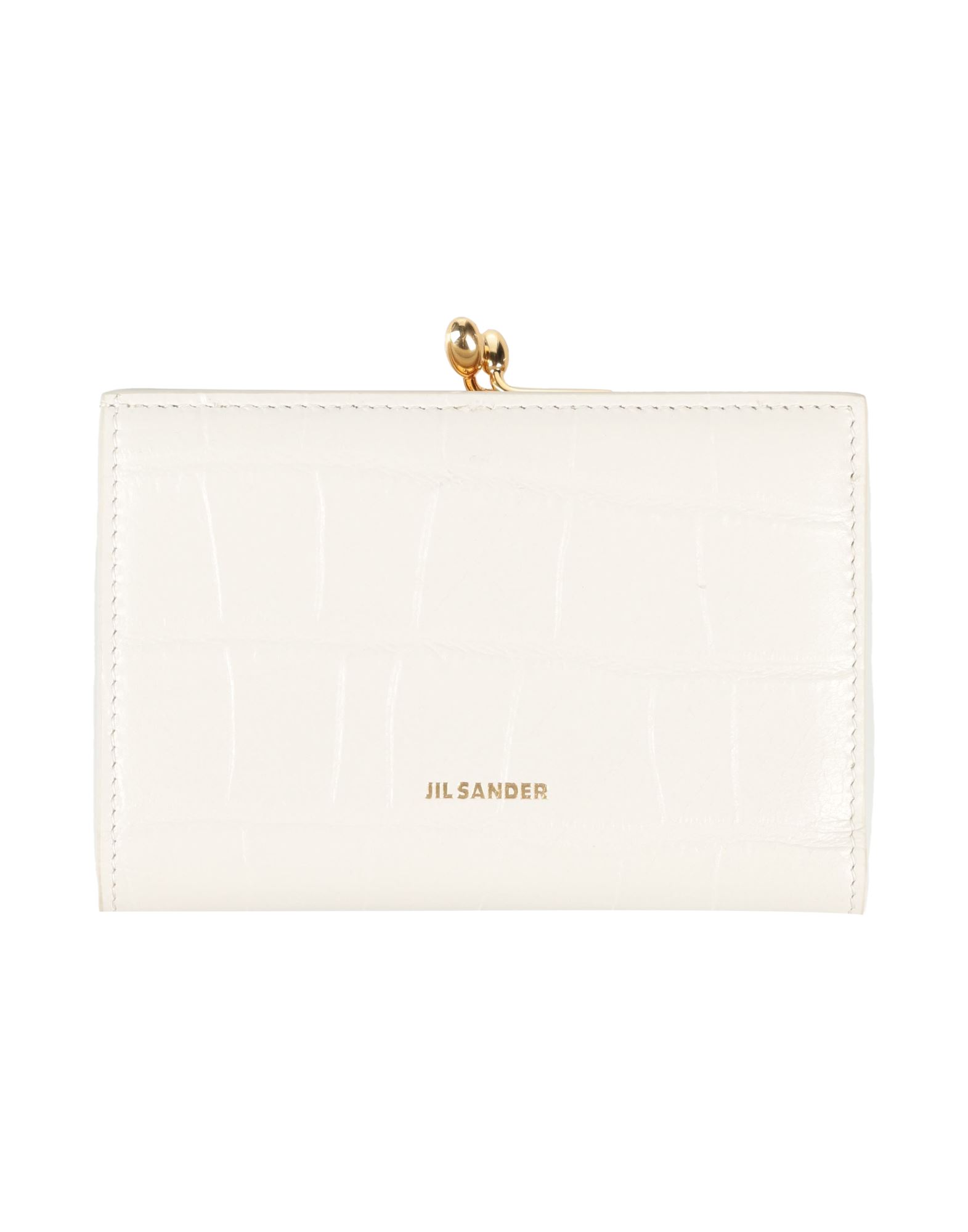 JIL SANDER】 ホワイト 三つ折り財布(直営店購入) ひきつら