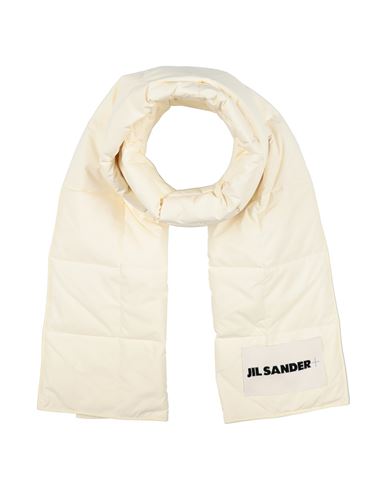 Jil Sander Woman Scarf Cream Size - Polyamide In White