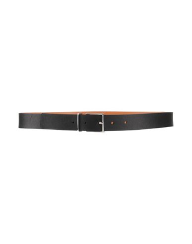 Shop Maison Boinet Woman Belt Black Size 39.5 Cowhide