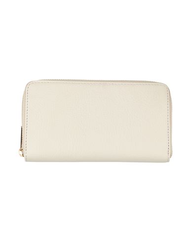 Shop Laura Di Maggio Woman Wallet Cream Size - Leather In White