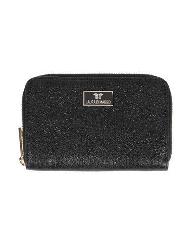 Shop Laura Di Maggio Woman Wallet Black Size - Leather