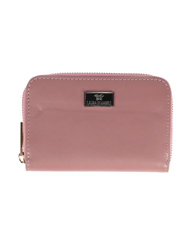 Shop Laura Di Maggio Woman Wallet Pastel Pink Size - Leather