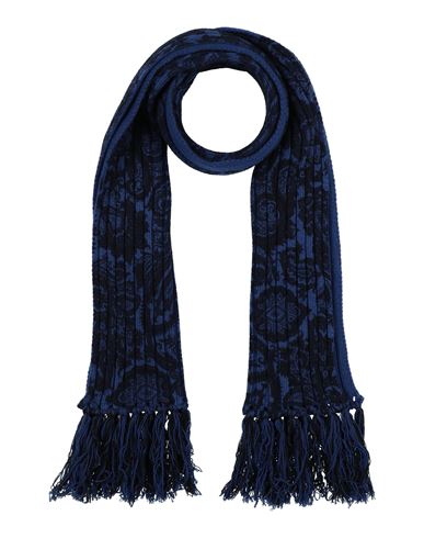 Etro Man Scarf Blue Size - Wool