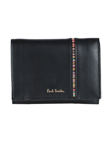 Paul Smith Woman Wallet Black Size - Cow Leather