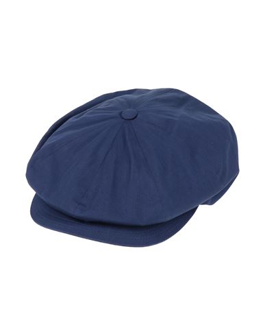 Borsalino Hat Blue Size M Linen