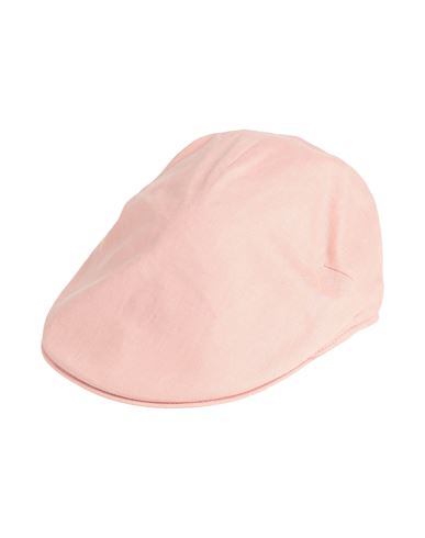 Borsalino Man Hat Blush Size Xl Linen In Pink
