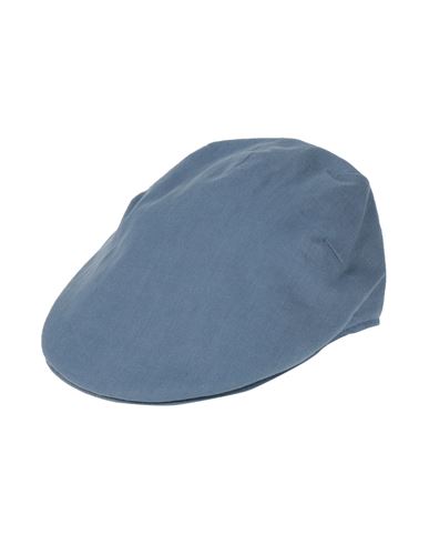 Borsalino Man Hat Slate Blue Size S Linen