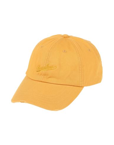 Borsalino Man Hat Ocher Size Onesize Cotton In Yellow