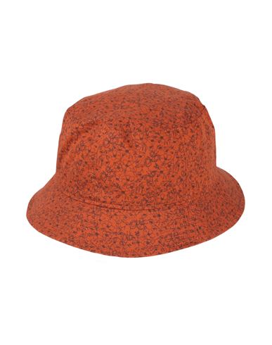 Borsalino Hat Orange Size M Cotton