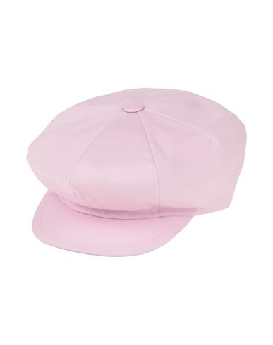 Borsalino Woman Hat Pink Size 7 ⅛ Cotton, Polyurethane, Elastane