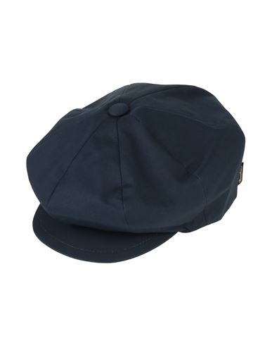 Borsalino Woman Hat Midnight Blue Size 6 ⅞ Cotton, Polyurethane, Elastane