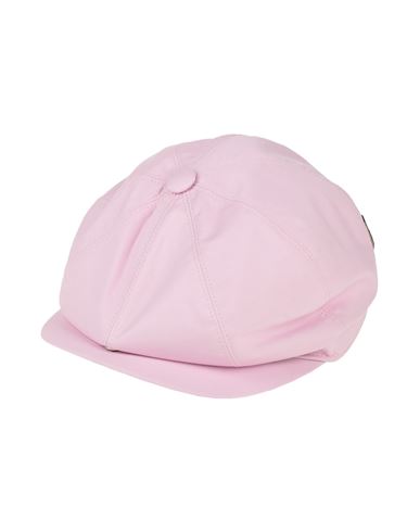 Borsalino Woman Hat Pink Size 7 ⅜ Cotton, Polyurethane, Elastane